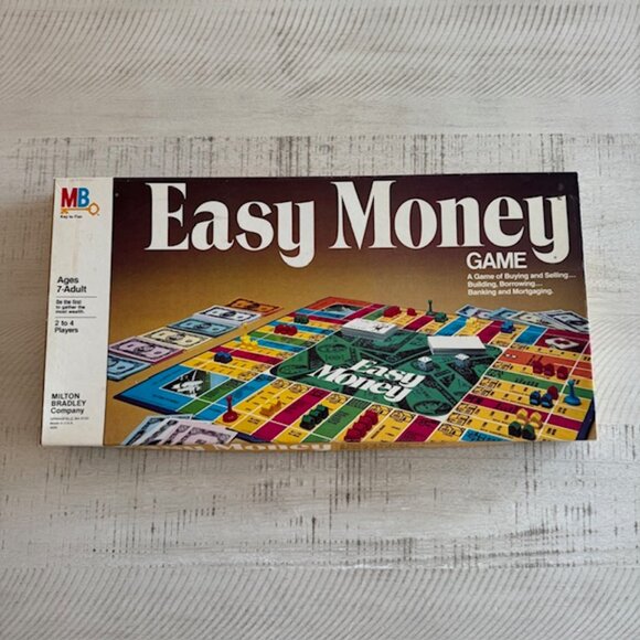 Vintage 1974 Milton Bradley Easy Money Game #4620 - Picture 1 of 13